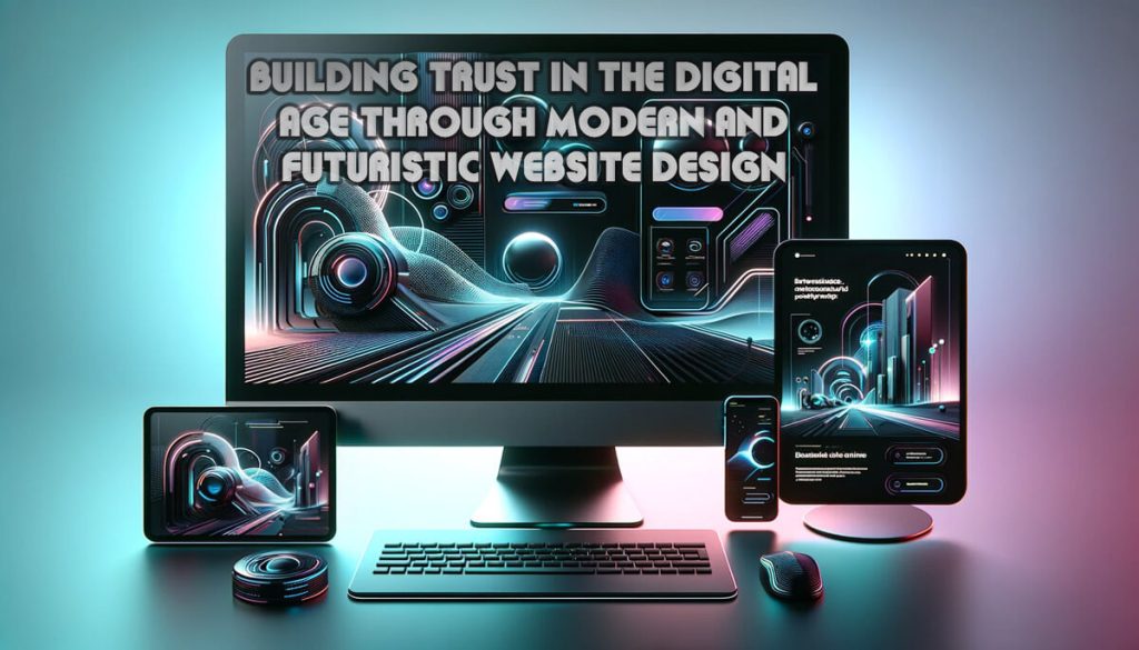 Modern and Futuristic Website Design to Build Trust