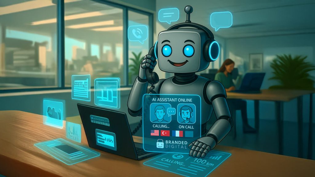 Branded's How an AI Call Agent Can Revolutionize Customer Service - Yapay Zekâ Destekli Çağrı Asistanlarıyla Müşteri Hizmetlerinde Yeni Bir Çağ